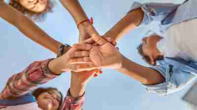 Child, Multi-Ethnic Group, Smiling, Teamwork, Ethnicity