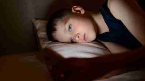 Boy with ADHD has sleeplessness