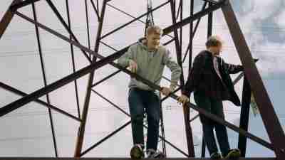 Boys with ADHD standing on scaffold