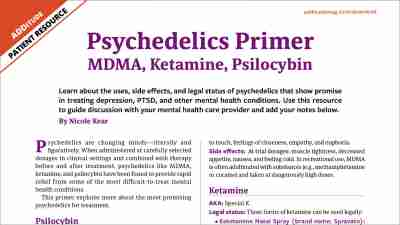 Free download on psychedelics such as MDMA, ketamine and psilocybin