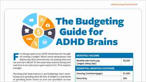 Budgeting Guide for ADHD Brains, Free Download