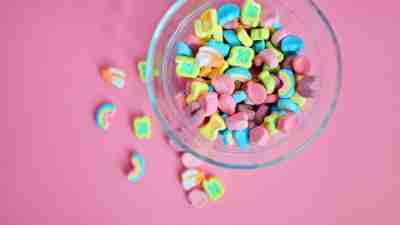 Bowl of sugary cereal with food dye in it is a terrible meal option for a child's ADHD diet