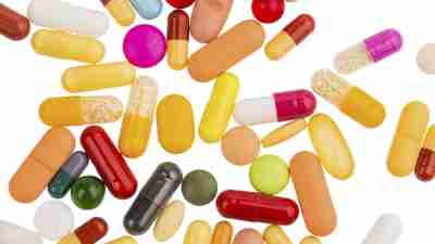 Close up of various ADHD medications for adults